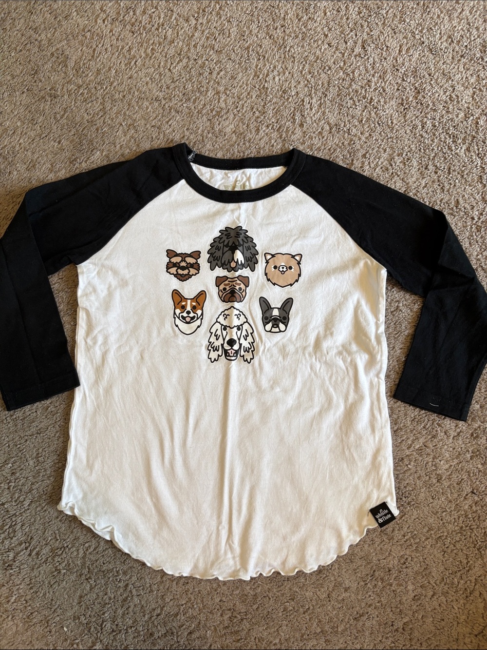 Kids Whistle & Flute baseball shirt